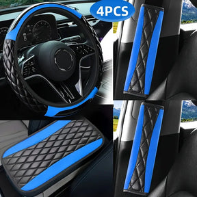 Capa de Volante + Protetor de Cinto Premium (Combo)